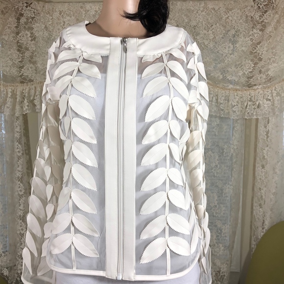 COPY - Rare Luxury Leaf Jacket NWOT - Picture 6 of 6